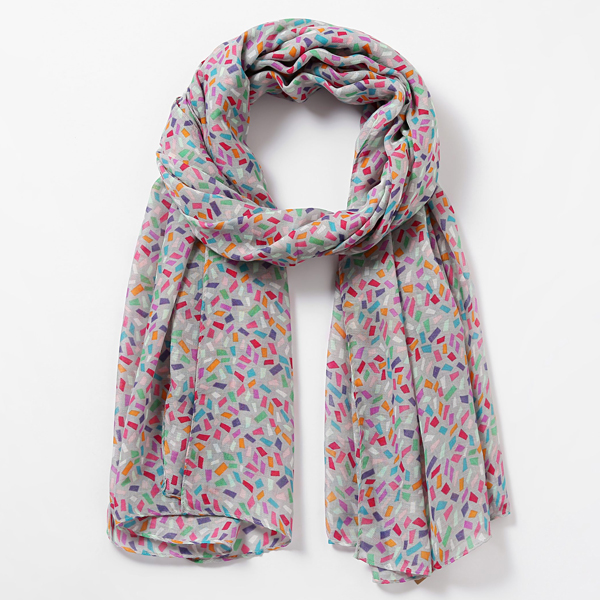 Confetti Print – White