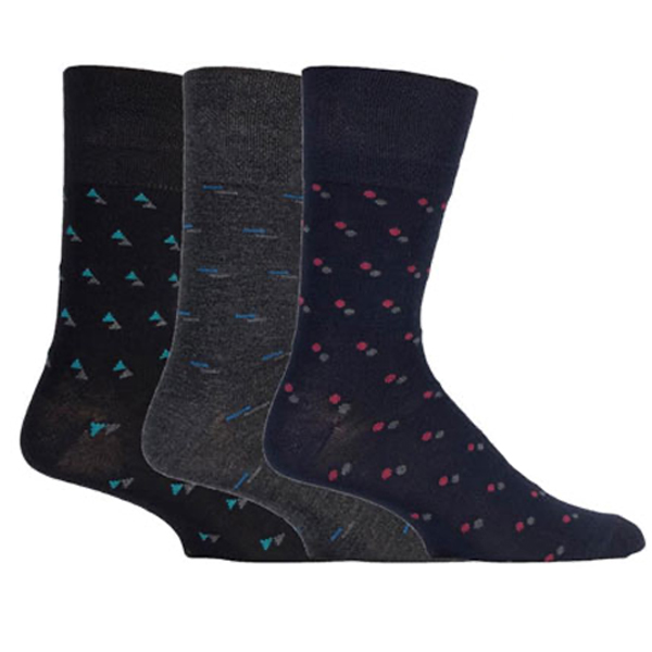 MENS SOCKS - DOT/TRIANGLE